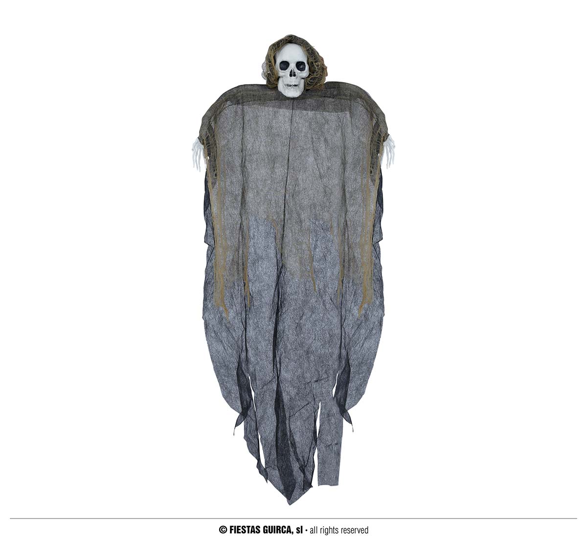 Guirca Visiaca dekorácia - Kostra hnedá 120 cm