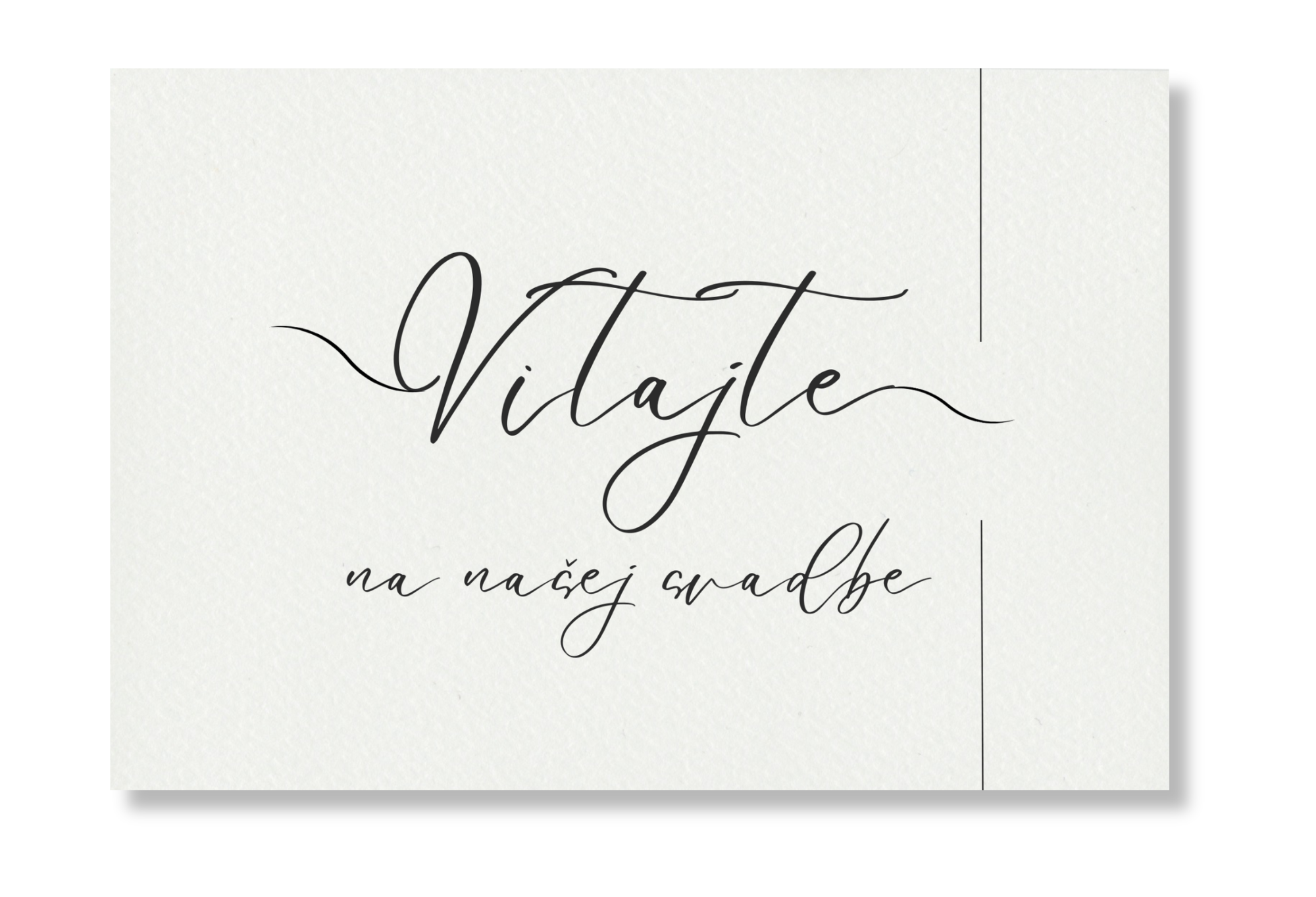 Personal Uvítacia tabuľa - Simple