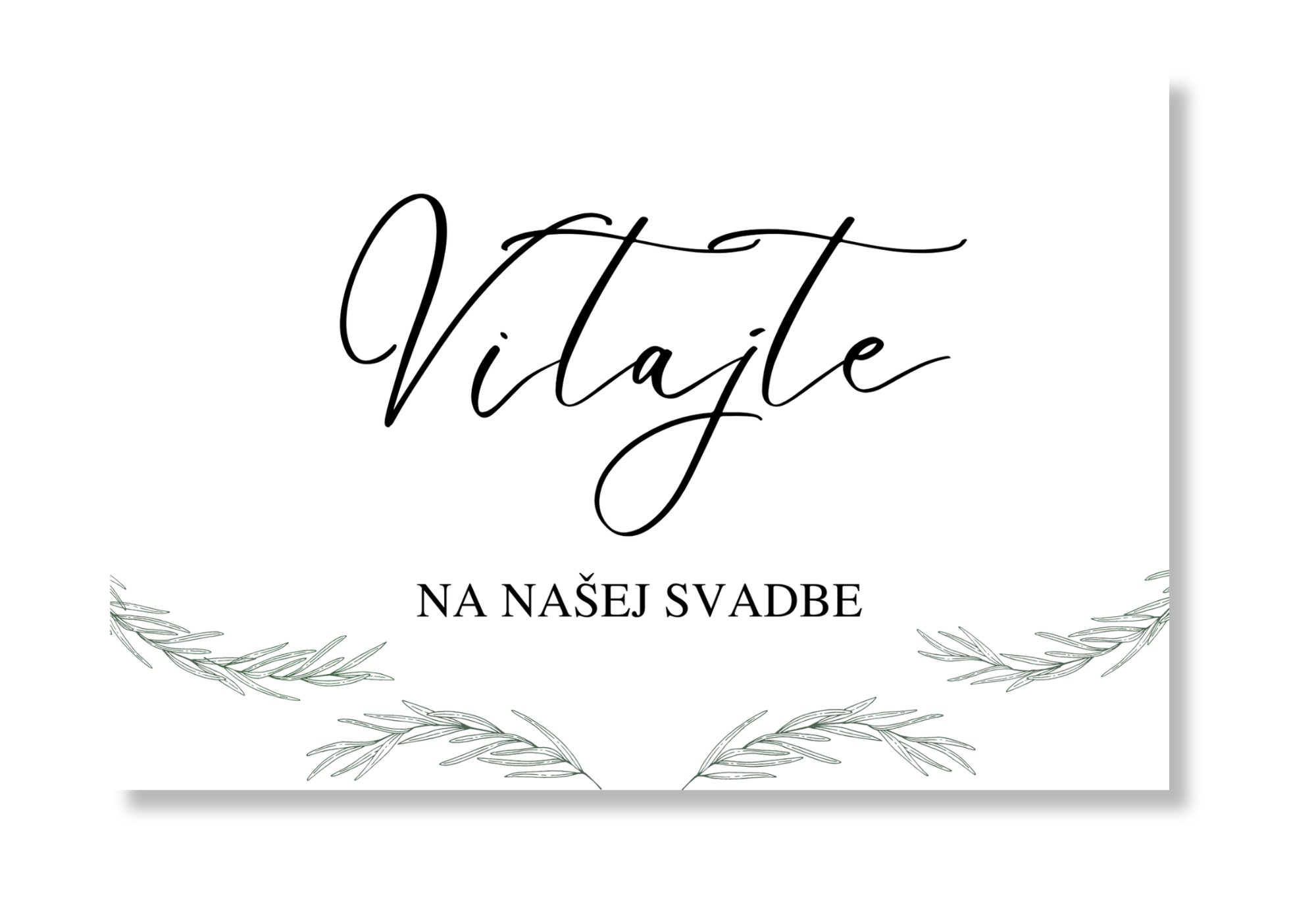 Personal Uvítacia tabuľa - Rosemary