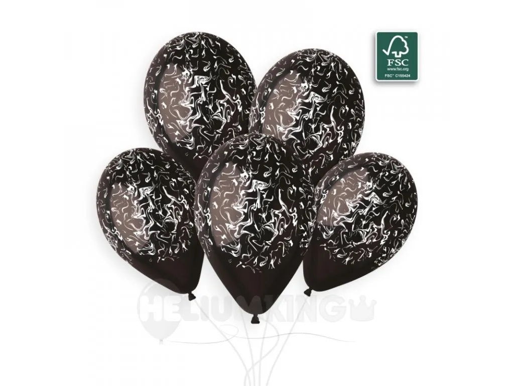 E-shop Svet balonku Balón - Mramor biely 33 cm 50 ks