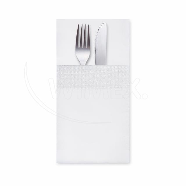 WIMEX s.r.o. Servítky CutleryStar 3 - vrstvové biele 40 x 40 cm [200 ks]
