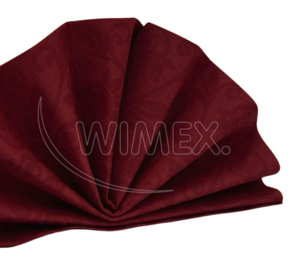 WIMEX s.r.o. Servítky PREMIUM Dekor-R bordové 40 x 40 cm [50 ks]