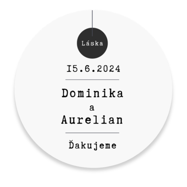 Personal Magnetka - Minimalism Láska