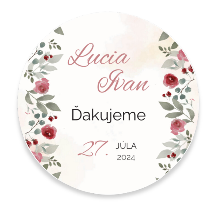 Personal Magnetka - Vintage Rose