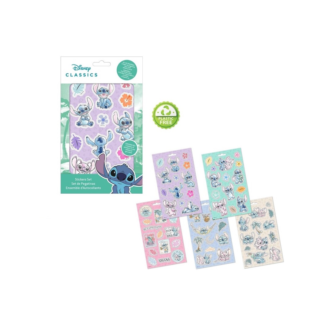 E-shop Kids Licensing Sada nálepiek - Stitch