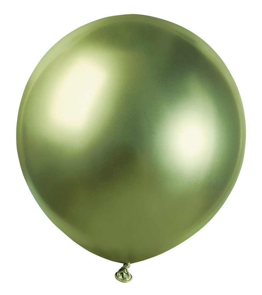 E-shop Svet balonku Balónik chrómový SHINY - Kiwi 48 cm