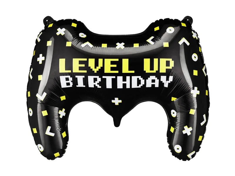 E-shop PartyDeco Fóliový balón Gamepad, 75x52 cm