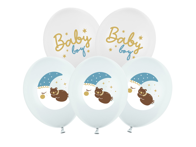 E-shop PartyDeco Balóny Baby Boy 30 cm, 6 ks