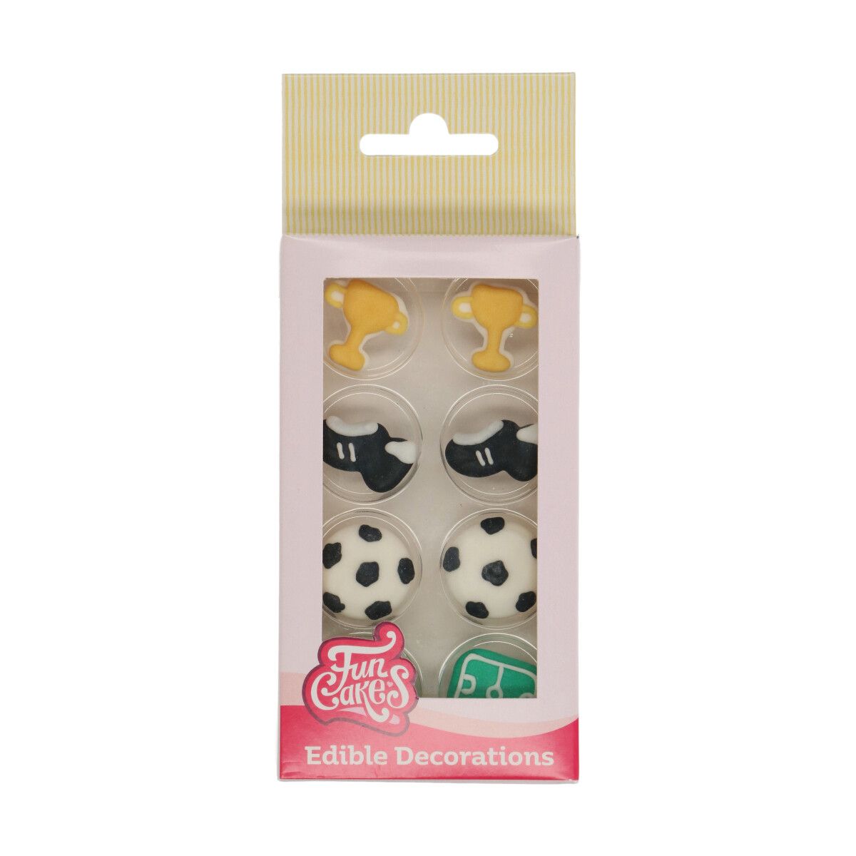Cakesupplies Cukrové zdobenie - Futbal 8 ks