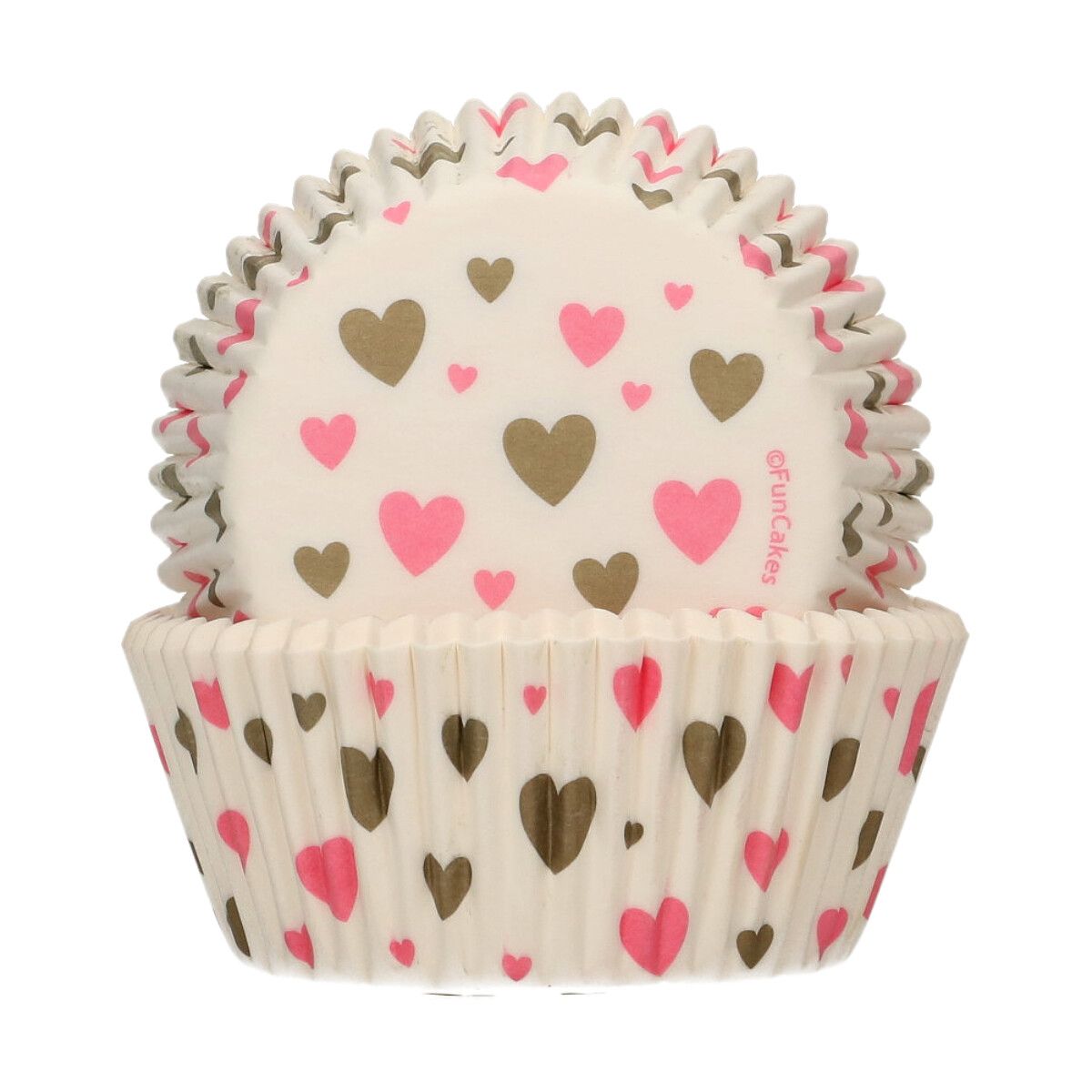 E-shop Cakesupplies Košíčky na pečenie - Srdiečka 48 ks