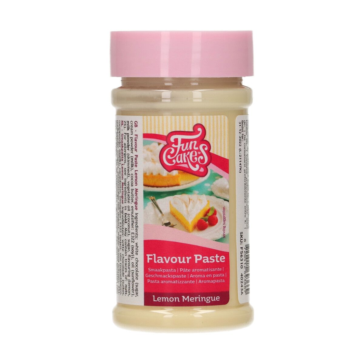 E-shop Cakesupplies Ochucovacia pasta Funcakes - Lemon Meringue 100 g