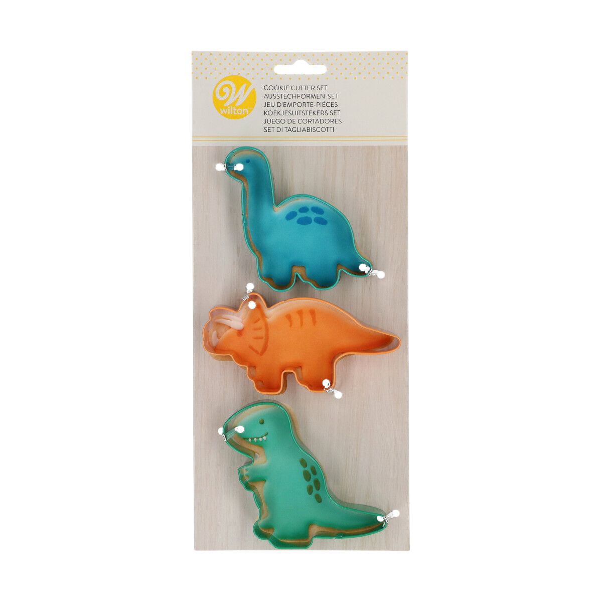 E-shop Cakesupplies Sada vykrajovačiek - Dinosaurus 3 ks