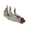 zombie hand resin candleholder 11cm x 6cm