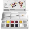 101832 2 sada akvarelovych farieb 8 pol panviciek portretovy set winsor newton