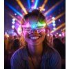 Svietiace LED okuliare hviezdy
