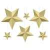 Dekoracie zlate hviezdy