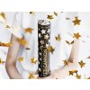 Vystreľovacie konfety v tvare hviezdičiek zlaté 60cm