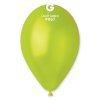 Balónik metalický zelený 26 cm