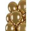 Balónik chrómový zlatý 33 cm
