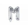 Fóliový balón Mini - Písmeno M 35cm strieborný