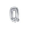Fóliový balón Mini - Písmeno Q 35cm strieborný