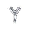 Fóliový balón Mini - Písmeno Y 35cm strieborný
