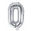 Fóliový balón Mini - Písmeno O 35cm strieborný