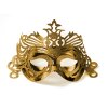Party maska s ornamentami zlatá