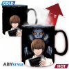 death note mug heat change 460 ml kira l box x2