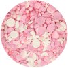 Ružové a biele cukrové zdobenie Baby Girl 50 g
