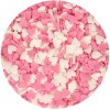 Cukrárske zdobenie srdiečka bielo/ružové 60 g