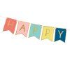 Banner - Happy Birthday mix farieb 15 x 175 cm