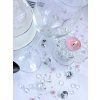 Diamantové konfety priehľadné 12mm