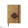 Zápisník a mapa Harry Potter - Záškodnícka Mapa