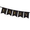 Banner Happy New Year čierny