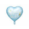 Fóliový balón - Mom to be modrý 35 cm
