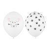 Latexový balón - mačka a labky 30 cm