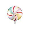 Vianočný fóliový balón - cukrík pastelový 35 cm