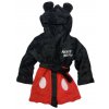 Detský župan - Mickey Mouse červeno-čierny