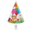 Kvalitné kompostovateľné Party klobúčiky Jungle Balloons 6 ks