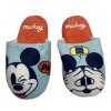 Detské papuče - Mickey Mouse modro-červené