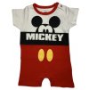 Detský letný kraťasový overal - Mickey Mouse biely