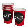 Papierové poháre - Squid Game 6 ks