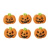 Cukrové zdobenie - Halloweenske Tekvice 6 ks