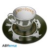 lord of the rings mirror mug plate set fellowship