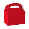 Papierový párty box - červený