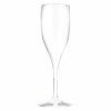 Poháre na šampanské - biele