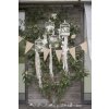 Svadobná dekorácia - Kovová klietka 20 x 31 cm