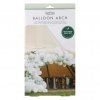 Balónová girlanda - Šalvia a biela luxus
