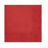 Papierové servítky - Červené 33 x 33 cm